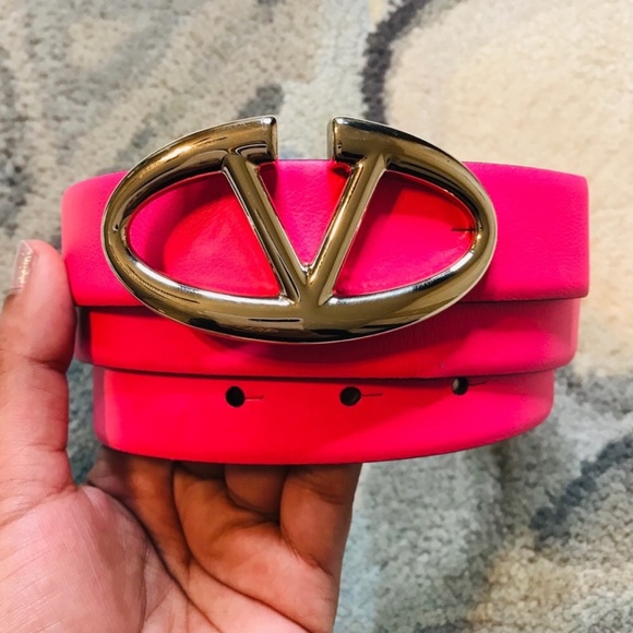 Valentino Accessories - SOLD! Valentino Hot Pink Belt MSRP: $295